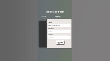 #shorts HTML and CSS Online Tutorial for Animated Login and Signup Forms | @iqraCS