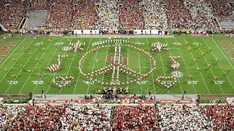 09-06-25 OU vs Michigan Halftime - University of Oklahoma Marching Band