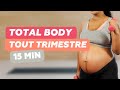 Fitness femme enceinte  total body  15 min cardio x strong mum