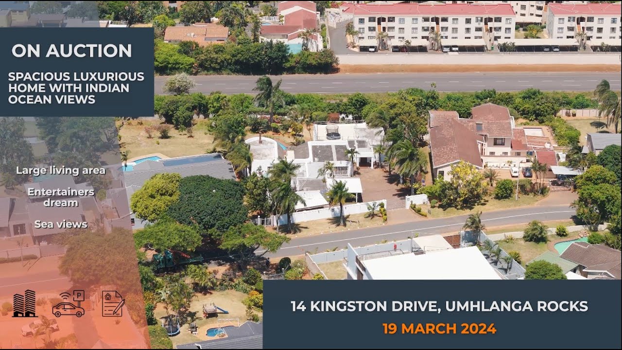 Spacious Luxurious Home, 14 Kingston Drive, Umhlanga Rocks On Auction 19 March 2024 YouTube