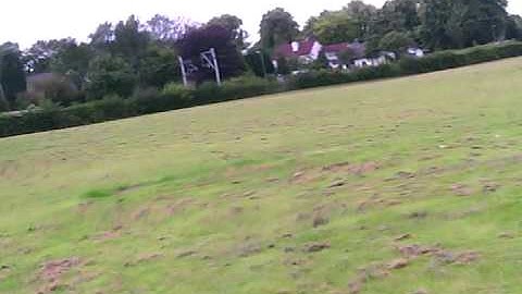 CopterX 450 Crash doing a loop - onboard keycam