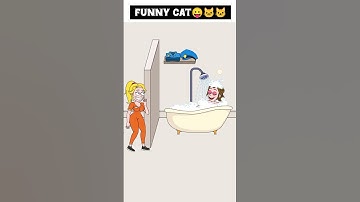 Funny cat😛Impossible Date :😘😂 tricky riddle | Game/ Android & iOS#funny #cat #gaming#shorts