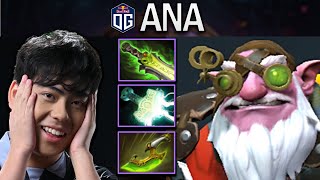 OG.ANA SMURF SNIPER WITH MJOLNIR-EBLADE - DOTA 2 7.29 GAMEPLAY