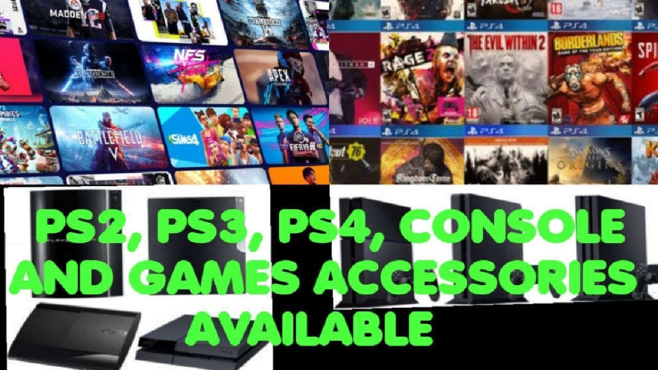 PS2,PS3,PS4 / CONSOLE / & / ACCESSORIES / FOR SALE / COIMBATORE / SARBUDEEN / SBD GAMES