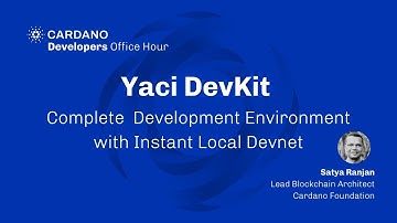 Yaci DevKit - Cardano Developers Office Hours