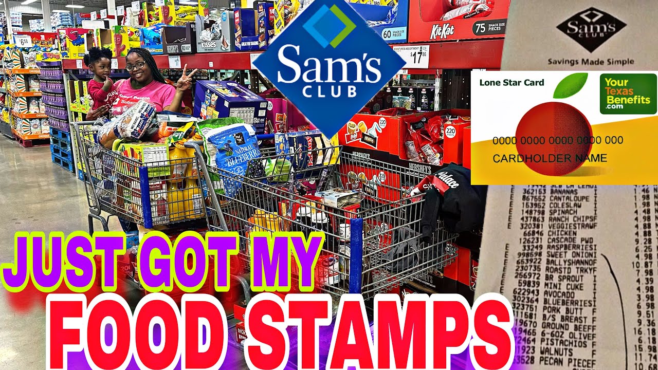 SAM’S CLUB MASSIVE FOOD STAMP SHOPPING HAUL 🛍️🛒 I SAVED $….. USING INSTANT SAVINGS