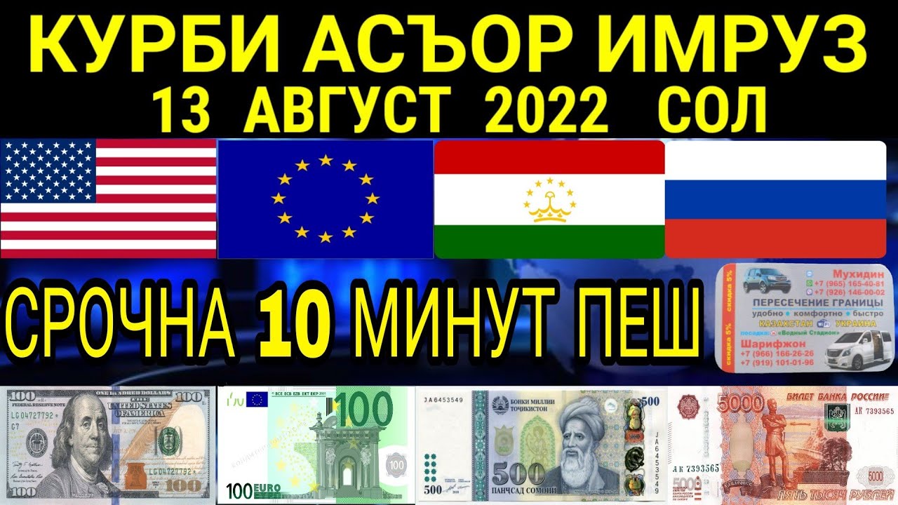 Курби асъор 1000 рублей. Курби асъор имруз. Курби асъор доллар. Валюта Таджикистана.