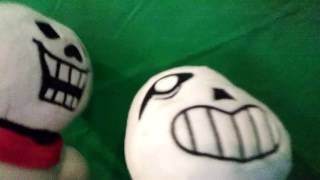 Papyrus And Sans Minecraft P1 Green Screenbahind The Sense