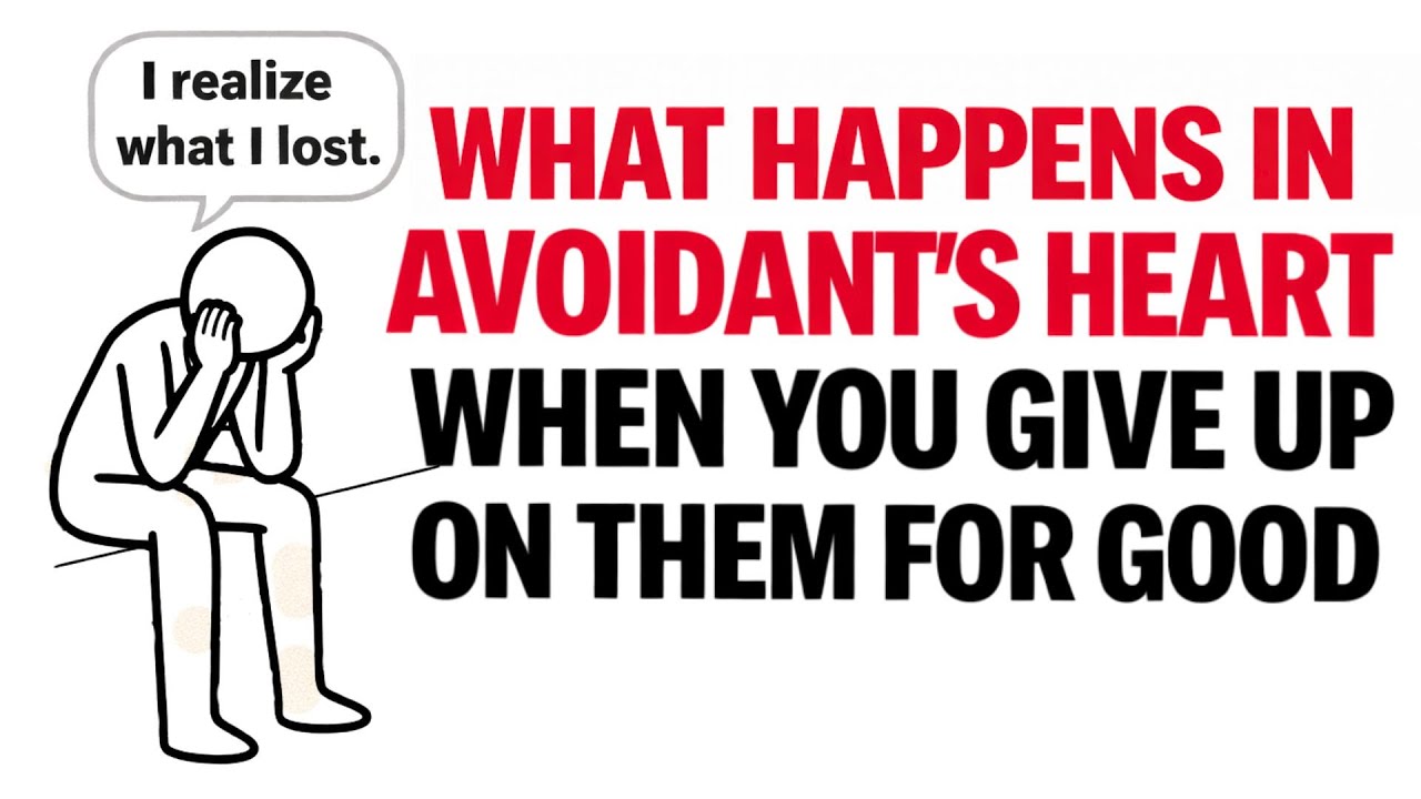 What Really Happens Inside an Avoidant’s Heart When You Give Up on Them for Good