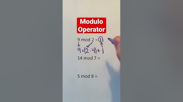 Modulo Operator Examples #Shorts #math #maths #mathematics #computerscience