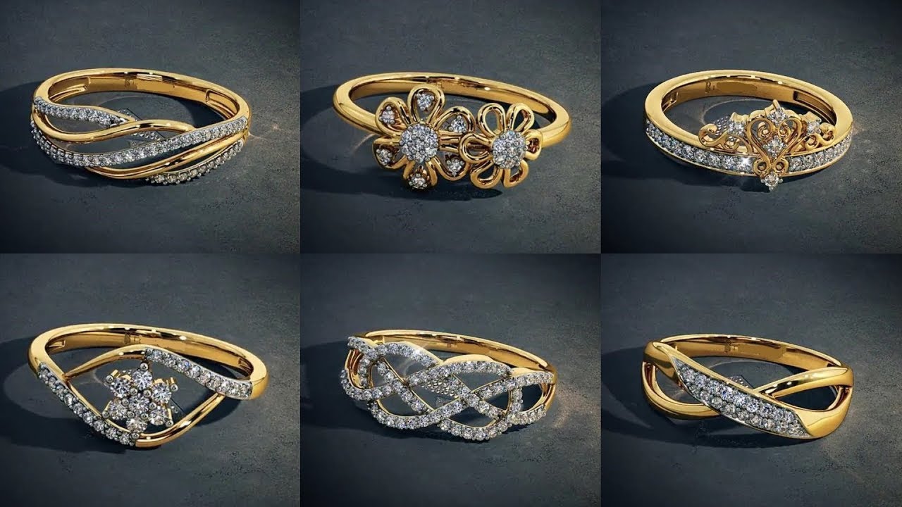 Gold Ring 14k Gold Ring Women | Engagement Ring Diamond Women - 100% 14k Gold  Diamond - Aliexpress