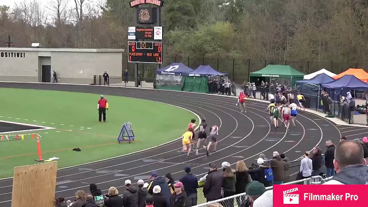 Luke Swanger Freshman 1600m race