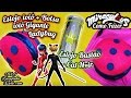 DIY Miraculous: Como fazer Estojo BASTÃO Cat Noir e IOIÔ Ladybug + Bolsa + IOIÔ GIGANTE