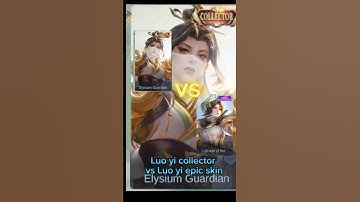 Luo yi collector 🤡 vs Luo yi epic skin 🗿 spawn animation #mlbb short