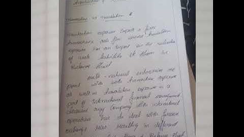 Different between foreign currency transactions and translation