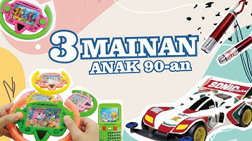 REVIEW 3 MAINAN ANAK 90an KEREN DAN UNIK | TAMIYA,GAME AIR, DAN LASER
