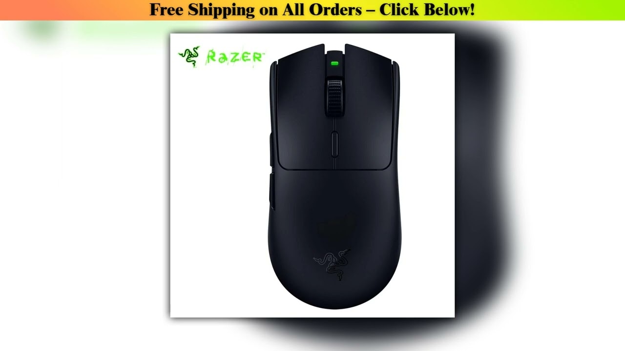 Razer Viper V3 HyperSpeed Wireless Gaming Mouse Lightweight Up 30K DPI Optical Sensor Mechanical Sw