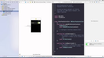 Watchkit tutorial 11 of 17 - switches