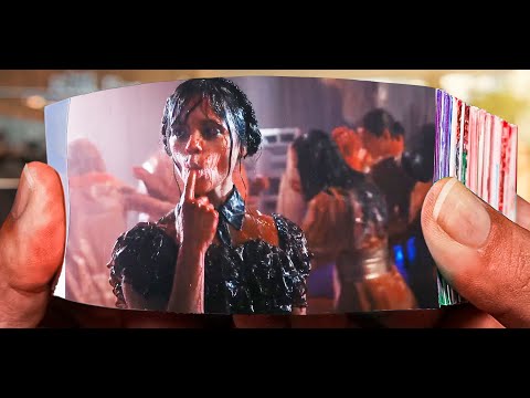 Wednesday Bloody Prom Dance Scene Flipbook Cinema