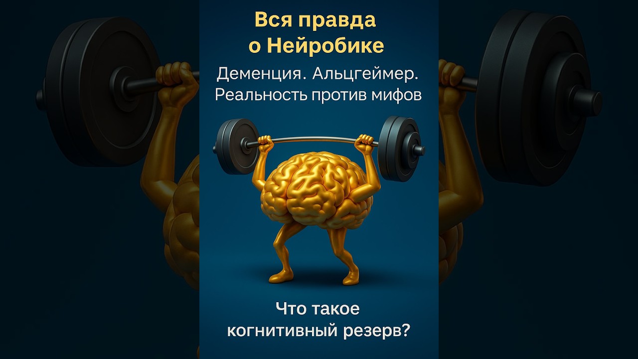 ХАК МОЗГА - правда о Нейробике: Деменция, Альцгеймер, когнитивный резерв — мифы и реальность.