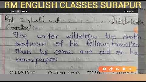 Most Imp. Explanation of (Class 12th) A Fellow Traveller for 2021  by Ramesh Sir