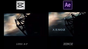 After effects vs Capcut | XENOZ remake