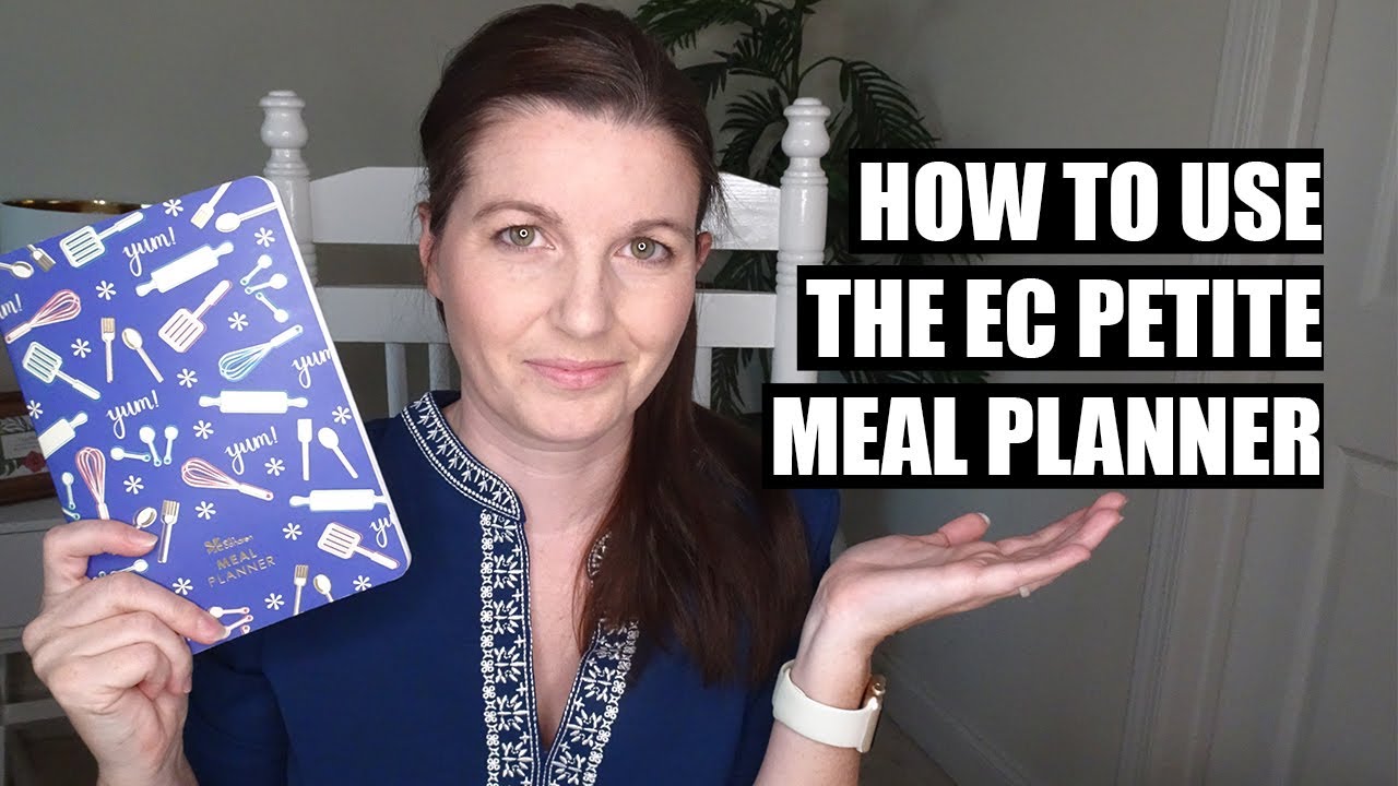 How to Meal Plan Using the Erin Condren Petite Meal Planner - YouTube