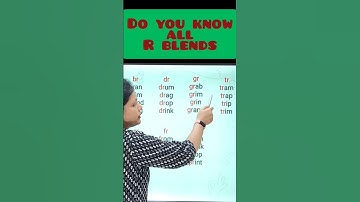 r blends Teach kids the exact sounds of r blends.