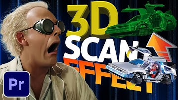 3D Scan Effect EASY How To Step by Step (Digitize Anything Onto A 3D Scan FX)