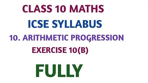 #10thmathsicse EXERCISE 10(B). FULL CONCEPT VIDEO.