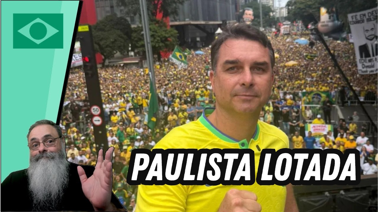 UNIDOS CONTRA LULA! Flávio, Zema e Nikolas LOTAM a Paulista hoje