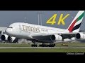 [4K] Plane Spotting 1 Hour + @ Rome Fiumicino Airport