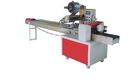pillow packing machine for tissue debugging video horizontal FFS equipment máquina de embalaje