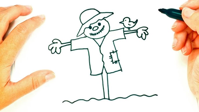 Cómo dibujar un Espantapájaros paso a paso | Dibujo fácil de Espantapájaros - YouTube c-mo-dibujar-un-espantap-jaros-paso-a-paso-dibujo-f-cil-de-espantap-jaros-youtube