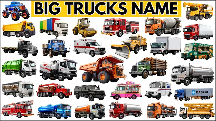 Vehicles Name | Truck Names for Kids | Learn 30 Big Vehicles Name,Trucks with Pictures and Sounds