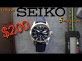 New Upgraded Seiko 5 Sports Pilot's / Field Watch SRPH31 in 40mm Blue Dial Under $200