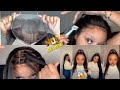 Rubber band Half Up Ponytail Hairstyle Ft Asteria Hair HD Lace Frontal Wig | Sam iam
