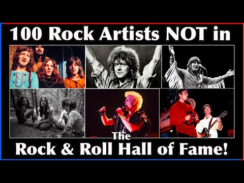 100 Artists NOT in the Rock & Roll Hall of Fame! #rockandrollhalloffame e