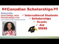 How to get Canadian Study Scholarships Part 1