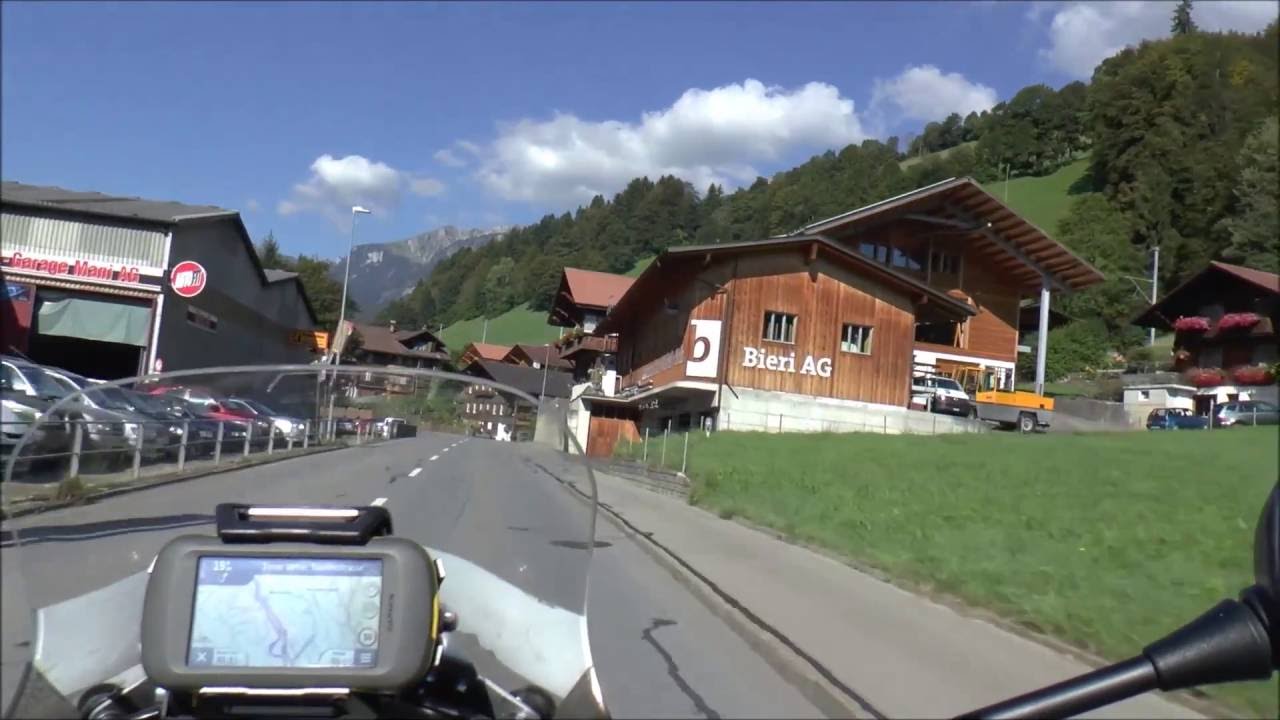 Motorcycle Adventure Travel , in Swiss from Interlaken to Montreux