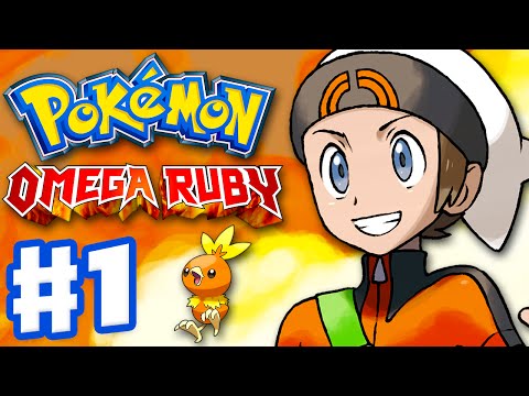 Pokemon Omega Ruby and Alpha Sapphire - Gameplay Walkthrough Part 1 - Intro and Starter Evolutions