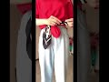【40代50代ファッション】スカーフを使ってTシャツを素敵に魅せるテクニック!!
