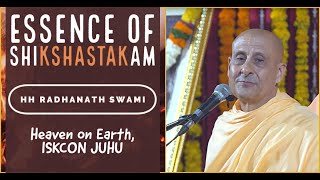 Essence of Shikshastakam | HH Radhanath Swami | 26th January 2020 at Heaven on Earth ISKCON Juhu