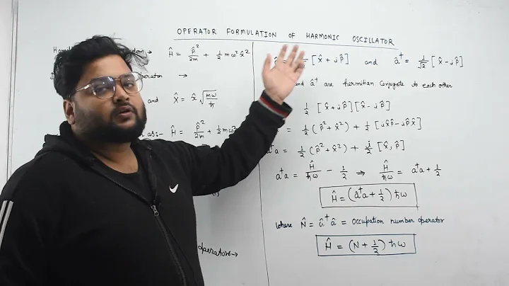 OPERATOR FORMULATION OF HARMONIC OSCILLATOR ||LOWERING AND RISING OPERATOR proof|| OCCUPATION NUMBER