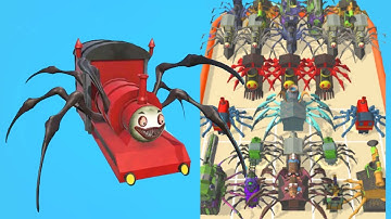 MAX LEVEL in Merge Spider Train | Level 36 to 42