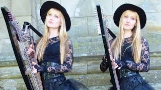 PACHELBEL'S CANON IN D - Harp Twins - Camille and Kennerly, Electric Harp chords