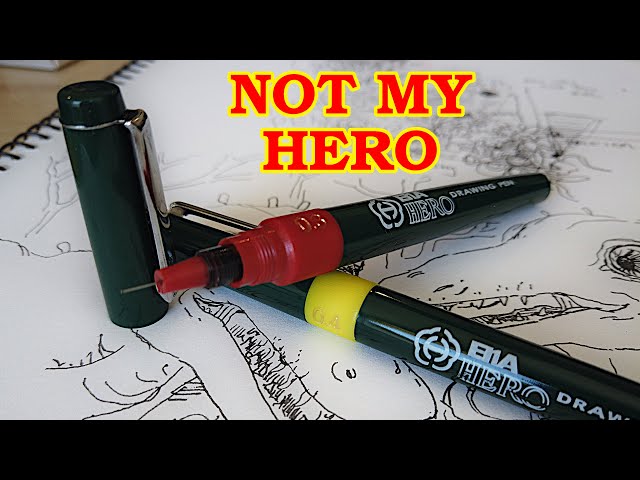 Authentic Hero Technical Pen High Quality Hook Line Pen