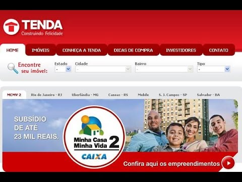 TENDA COM VOCÊ - SITE PARA PESSOAS QUE COMPRARAM IMÓVEIS PELA TENDA.