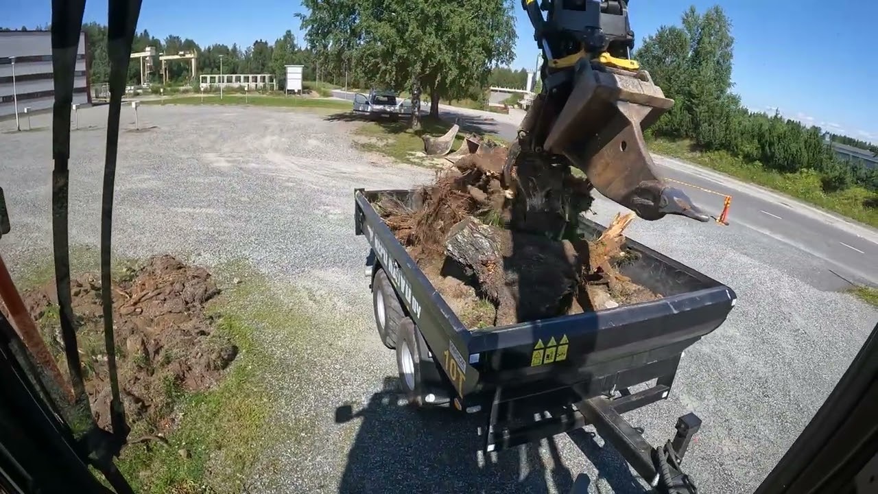 MUULI JÄLÄKEEN JA HOMMIIN! Volvo Ew180e Novatron X-Site Pro 3d