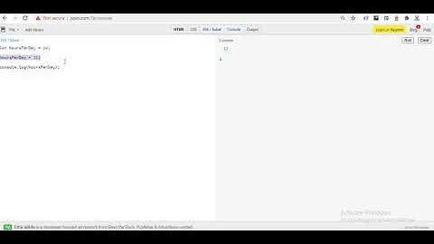 How To Declare Constant Variable in Javascript